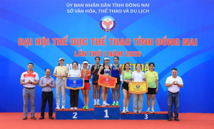 Xã Nhơn Trạch đạt giải Ba đồng đội môn Việt dã tại Đại hội Thể dục Thể thao tỉnh Đồng Nai