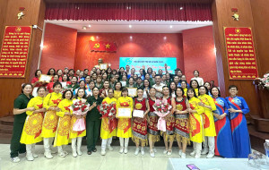 Hội Liên hiệp phụ nữ xã Nhơn Trạch tổ chức Hội thi Dân vũ...