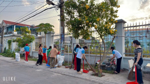 Phụ nữ xã Nhơn Trạch ra quân tổng vệ sinh môi trường các...