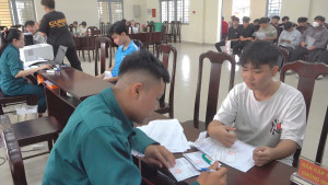 Xã Nhơn Trạch đăng ký nghĩa vụ quân sự lần đầu cho nam thanh niên đủ 17 tuổi