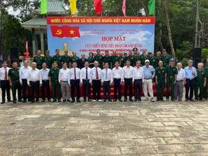 Cán bộ, cựu chiến binh xã Nhơn Trạch dự họp mặt truyền thống Cựu chiến binh Tiểu đoàn 240