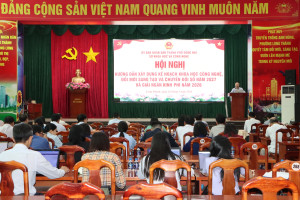 Phường Nhơn Trạch tham dự hội nghị hướng dẫn lập dự toán kinh phí sự nghiệp khoa học, công nghệ, đổi mới sáng tạo và chuyển đổi số năm 2027