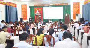 Tập huấn công tác kiểm tra, giám sát các lĩnh vực cho đội ngũ cán bộ phường Nhơn Trạch