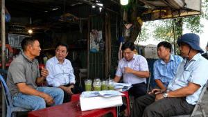 Lãnh đạo UBND phường Nhơn Trạch liên tục vận động người dân sớm bàn giao mặt bằng Dự án đường 25B