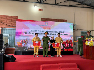 Phường Nhơn Trạch đạt Giải Nhất toàn đoàn tại Hội thi nghiệp vụ phòng cháy, chữa cháy và cứu nạn, cứu hộ năm 2026