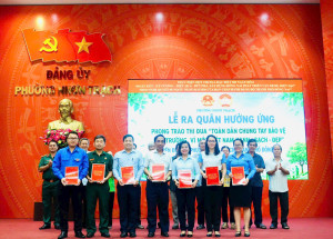 Lễ phát động phong trào thi đua “Toàn dân chung tay bảo vệ môi trường, vì một Việt Nam xanh - sạch - đẹp”