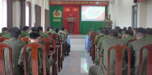 Công an phường Nhơn Trạch sơ kết công tác 6 tháng đầu năm 2026