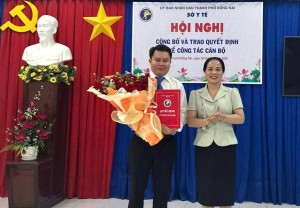 Bổ nhiệm Phó Giám đốc Trung tâm Y tế khu vực Nhơn Trạch