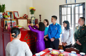 Bữa cơm tri ân – sâu nặng nghĩa tình với gia đình liệt sĩ