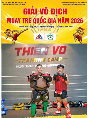 VĐV Hồ Minh Đăng – Đại diện Nhơn Trạch bước vào sân chơi Muay đỉnh cao toàn quốc