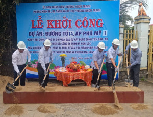 Phường Nhơn Trạch khởi công xây dựng 11 công trình đầu tư...