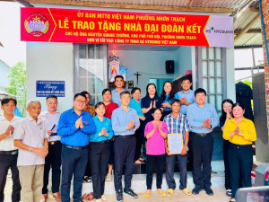 Phường Nhơn Trạch bàn giao nhà Đại đoàn kết – công trình...
