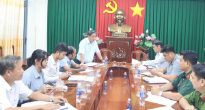 Thường trực Đảng ủy phường Nhơn Trạch làm việc về công tác...