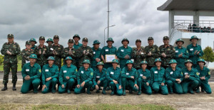 Thăm, động viên cán bộ, chiến sĩ tham gia huấn luyện nâng...