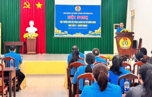Tập huấn cho cán bộ công đoàn cơ sở tại khu vực 3 – Nhơn Trạch