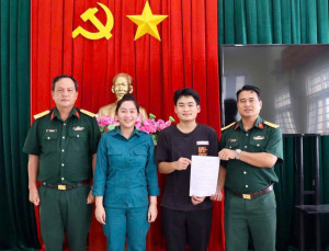 Tuổi trẻ Nhơn Trạch viết đơn tình nguyện nhập ngũ