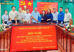 Hội nghị bàn giao chức năng, nhiệm vụ tham mưu về công tác...