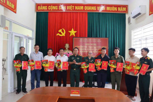 Hội nghị công bố, trao quyết định bổ nhiệm và thăng quân hàm sĩ quan dự bị quý III năm 2026