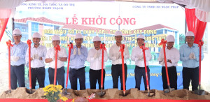 Khởi công xây mới khối lớp học Trường THCS Phước Thiền