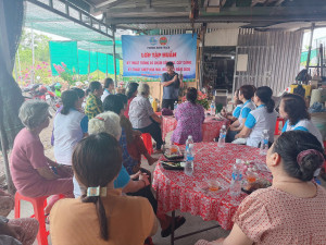 HỘI NÔNG DÂN PHƯỜNG NHƠN TRẠCH PHỐI HỢP TỔ CHỨC TẬP HUẤN KỸ...