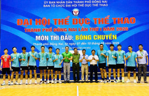 Bóng chuyền phường Nhơn Trạch lần đầu giành huy chương tại...