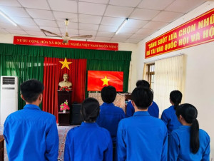 Tuổi trẻ Nhơn Trạch tổ chức chào cờ nhân kỷ niệm 81 năm Quốc...