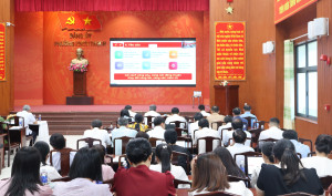 Phường Nhơn Trạch dự trực tuyến Hội nghị toàn quốc nghiên...