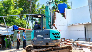 Phường Nhơn Trạch cưỡng chế 4 trường hợp xây dựng trái phép trên đất nông nghiệp