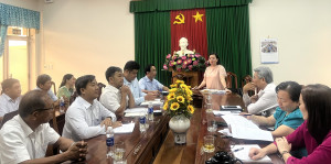 Uỷ ban MTTQ Việt Nam phường Nhơn Trạch giám sát công tác thu...