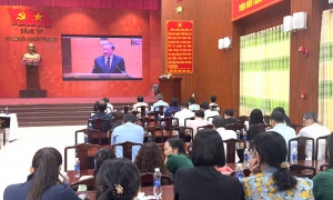 Phường Nhơn Trạch tham dự trực tuyến Hội nghị toàn quốc quán triệt, triển khai Nghị quyết Hội nghị lần thứ tư Ban Chấp hành Trung ương Đảng khóa XIV