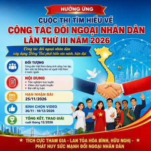 Phát động Cuộc thi trực tuyến “Tìm hiểu về công tác đối...