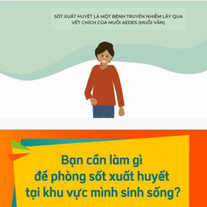Phòng ngừa  số xuất huyết tại khu vực mình sinh sống