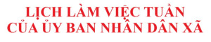 Tieu de lich lam viec