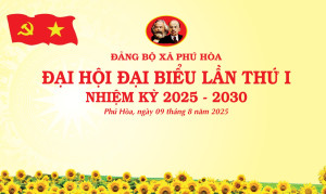 ĐẠI HỘI ĐẠI BIỂU ĐẢNG BỘ XÃ PHÚ HOÀ  LẦN THỨ I, NHIỆM KỲ...
