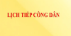 Lịch tiếp công dân  của Chủ tịch UBND xã thứ năm hàng tuần...