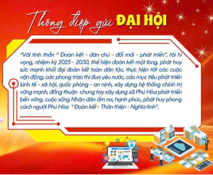PHÚ HÒA: NIỀM TIN VÀ KHÁT VỌNG HƯỚNG VỀ ĐẠI HỘI