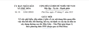 Kế hoạch thu hồi đất số 313/KHBQLDAKV11 ngày 26/9/2025 của Ban Quản lý dự án khu vực 11