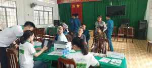 Xã Phú Hòa có gần 250 lượt người dân đến tham gia