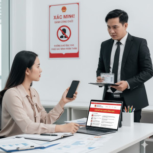 Các đối tượng sử dụng thông tin đăng ký doanh nghiệp để mạo danh công chức của Phòng Đăng ký kinh doanh.