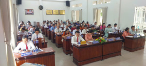 Hội đồng nhân dân xã tổ chức kỳ họp chuyên đề