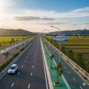 Lập lại trật tự hành lang an toàn đường bộ trên địa bàn xã Phú Hòa năm 2025