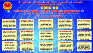 DANH SÁCH 15 KHU VỰC BỎ PHIẾU BẦU CỬ ĐẠI BIỂU QUỐC HỘI KHÓA...