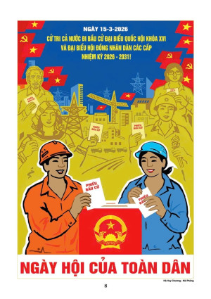 Hướng tới Bầu cử đại biểu Quốc hội khóa XVI và đại biểu Hội đồng nhân dân các cấp nhiệm kỳ 2026 - 2031