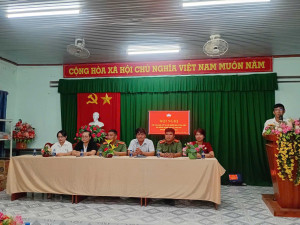 Hội nghị tiếp xúc cử tri vận động bầu cử của các ứng cử viên đại biểu HĐND xã Phú Hòa, nhiệm kỳ 2026-2031
