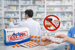 Thông báo thu hồi do vi phạm mức độ 2 của thuốc Aclon
