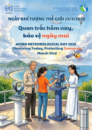 Hưởng ứng Ngày Nước thế giới và Ngày Khí tượng thế giới năm 2026.