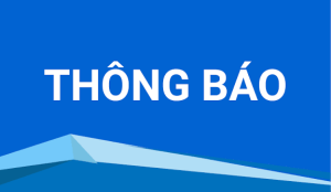CHỮ THÔNG BÁO