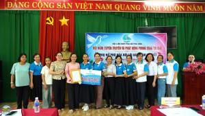 HỘI LIÊN HIỆP PHỤ NỮ XÃ PHÚ HÒA HƯỞNG ỨNG ĐỢT THI ĐUA ĐẶC BIỆT 500 NGÀY ĐÊM – LAN TỎA HÀNH ĐỘNG ĐẸP VÌ CỘNG ĐỒNG