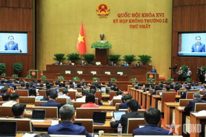Phát biểu của Chủ tịch Quốc hội Trần Thanh Mẫn khai mạc Kỳ họp không thường lệ thứ nhất, Quốc hội khóa XVI