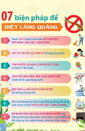 Infographic - Phòng, chống sốt xuất huyết